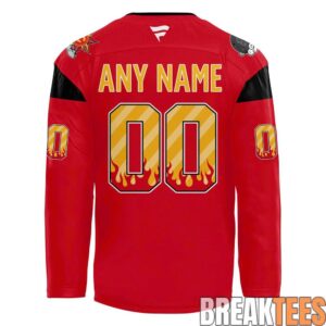 Calgary Flames 2026 East Asian Celebration Night Custom Hockey Jersey 2