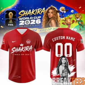 Canada National Football Team x Shakira World Cup 2026 Legacy Edition Custom Jersey
