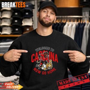 Carolina Hurricanes welcome to Carolina now go home mascot T-Shirt 3