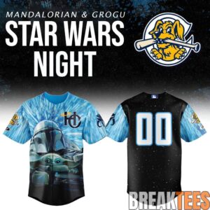 Charleston RiverDogs x Star Wars Night Custom Baseball Jersey