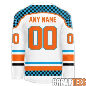 Charlotte Checkers Throwback 90s Hockey Jersey 2