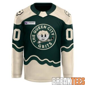 Charlotte Checkers x The Queen City Grits Hockey Jersey 1