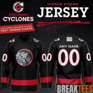 Cincinnati Cyclones Hidden Piegon Hockey Jersey