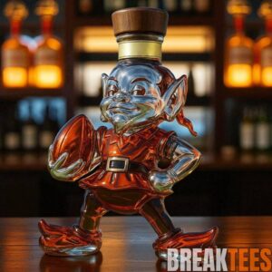 Cleveland Browns Brownie The Elf Special Edition Whiskey Bottle 4