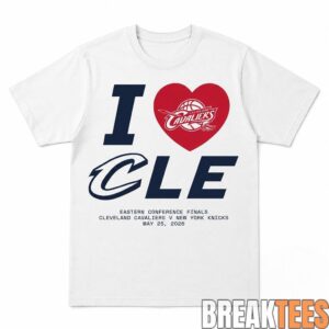 Cleveland Cavaliers Game 4 2026 I Love CLE Shirt 1