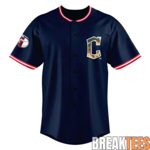 Cleveland Guardians Armed Forces 2026 Custom Jersey 1