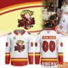 Cleveland Monsters x Columbus Blue Jackets Mashup Logo Custom Hockey Jersey