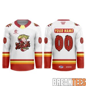 Cleveland Monsters Polish Boys Night Custom Hockey Jersey 1
