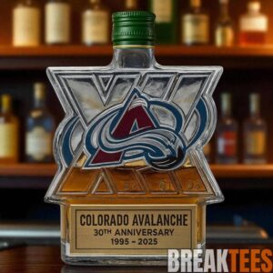 Colorado Avalanche 30th Anniversary Limited Edition Whiskey Bottle 2