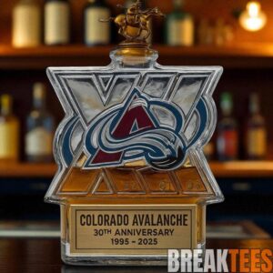Colorado Avalanche 30th Anniversary Limited Edition Whiskey Bottle 3