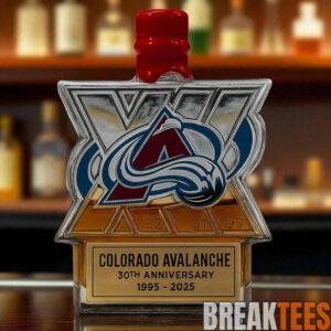 Colorado Avalanche 30th Anniversary Limited Edition Whiskey Bottle 4