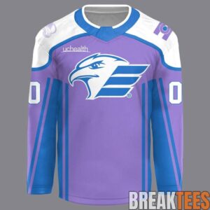 Colorado Eagles 2026 Eagles Fight Cancer Hockey Jersey 1 Colorado Eagles 2026 Eagles Fight Cancer Hockey Jersey 1