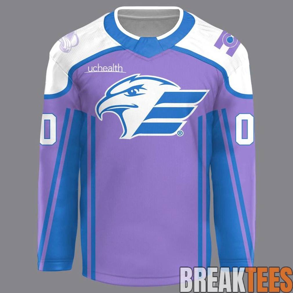 Colorado Eagles 2026 Eagles Fight Cancer Hockey Jersey Colorado Eagles 2026 Eagles Fight Cancer Hockey Jersey