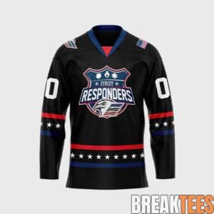 Colorado Eagles First Responders Night Hockey Jersey 1
