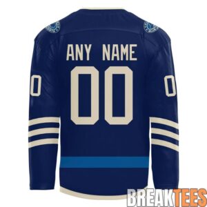 Columbus Blue Jackets 2026 Military Appreciation Night Custom Hockey Jersey 2