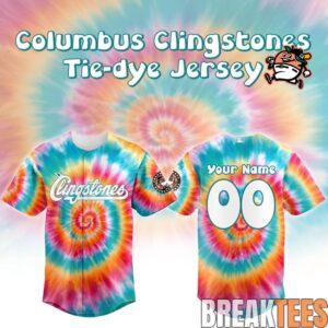 Columbus Clingstones Tie-Dye Special Design Custom Jersey