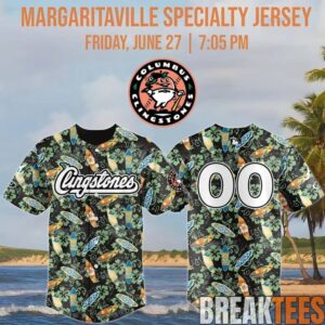 Columbus Clingstones x Margaritaville Night Custom Jersey