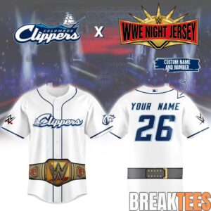 Columbus Clippers x WWE Night Championship Belt Custom Jersey