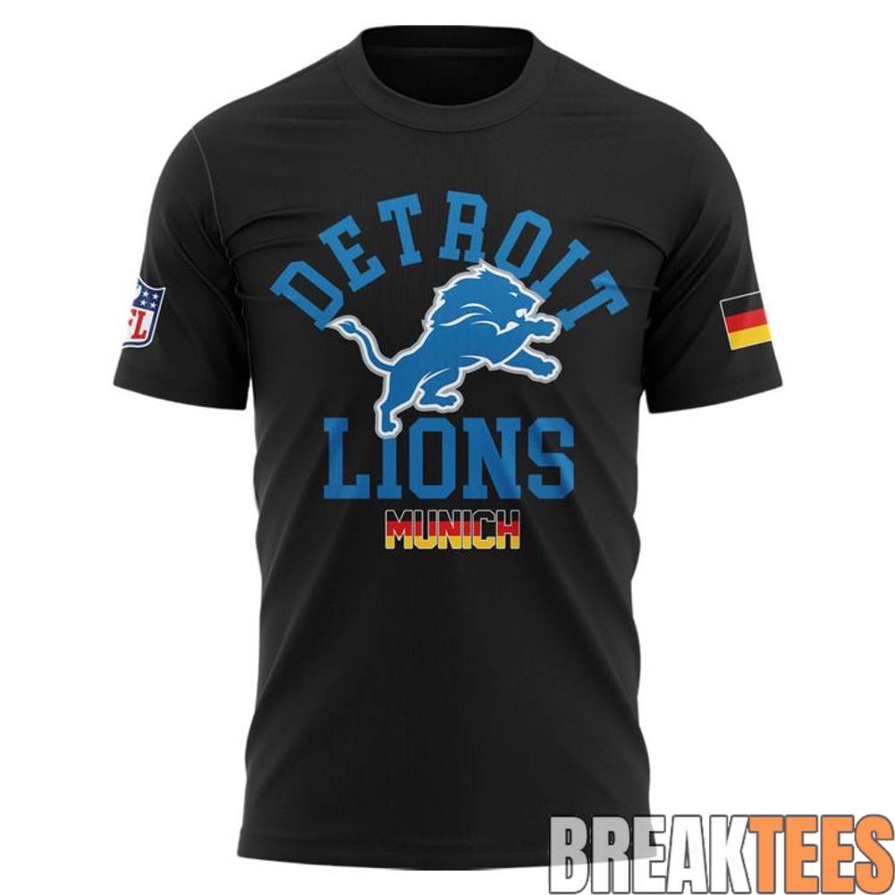 Detroit Lions NFL Munich Game 2026 Shirt Detroit Lions NFL Munich Game 2026 Shirt