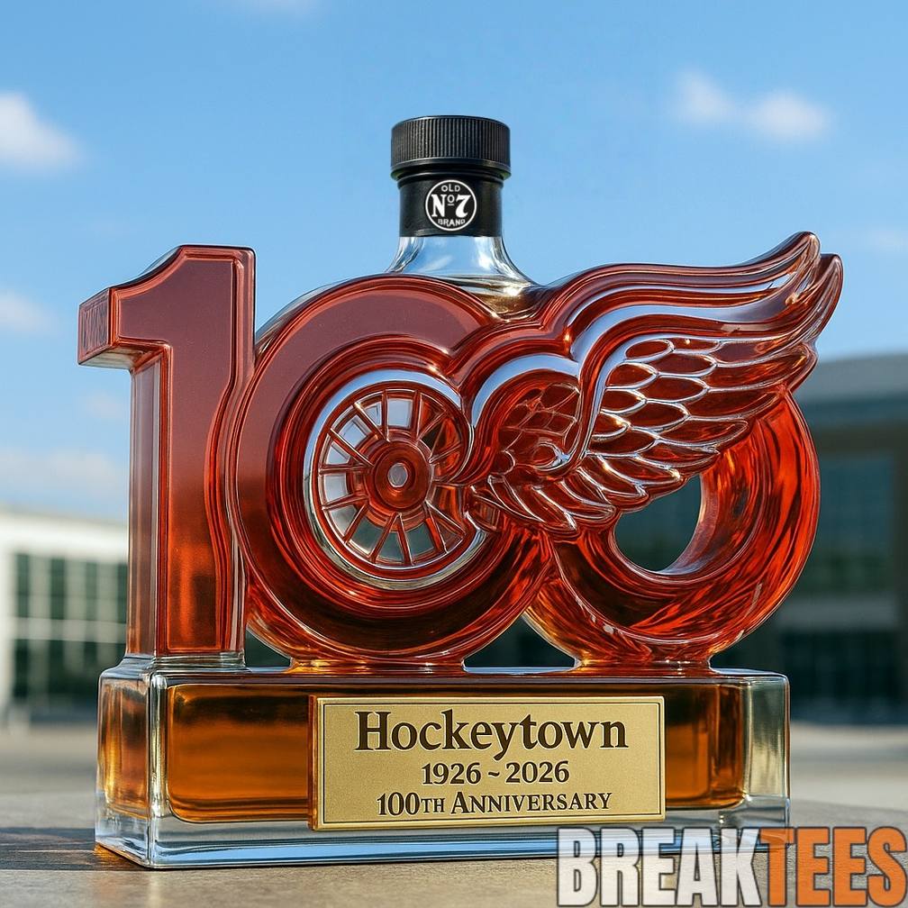 Detroit Red Wings ‘Hockeytown’ 100th Anniversary Whiskey Bottle Detroit Red Wings ‘Hockeytown’ 100th Anniversary Whiskey Bottle
