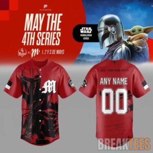 Diablos Rojos del Mexico Star Wars Night 2026 Personalized Baseball Jersey Red