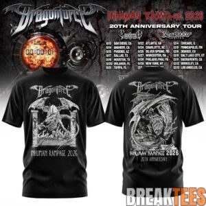 DragonForce Inhuman Rampage 20th Anniversary Shirt 2 DragonForce Inhuman Rampage 20th Anniversary Shirt 2