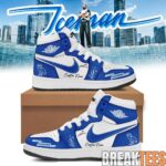 Drake Iceman 2026 Custom Air Jordan 1 Shoes 1