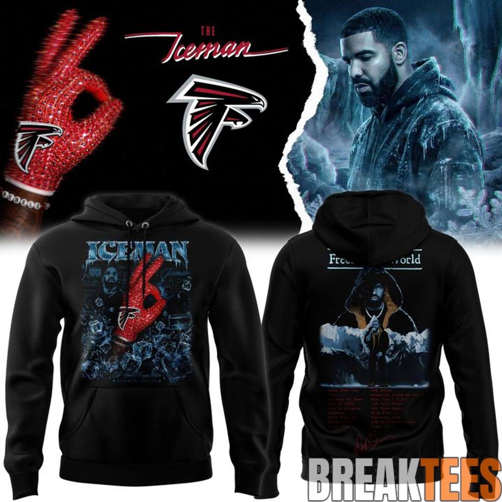 Drake Iceman x Atlanta Falcons Hoodie Drake Iceman x Atlanta Falcons Hoodie