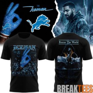 Drake Iceman x Detroit Lions Shirt