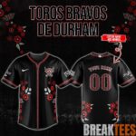 Durham Bulls Toros Bravos De Durham Custom Baseball Jersey 1