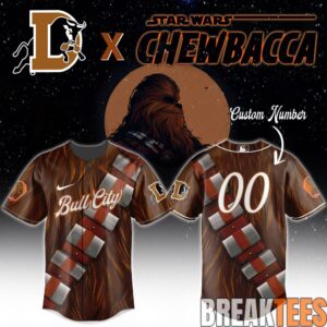 Durham Bulls x Star Wars Chewbacca Special Special Baseball Jersey