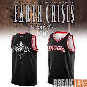 Earth Crisis 30 years of Gomorrahs Season Ends Basketball Jersey