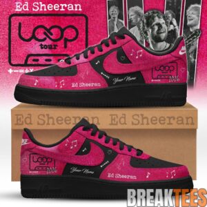 Ed Sheeran “LOOP Tour 2026” Custom Air Force 1 Shoes