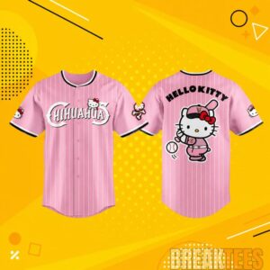 El Paso Chihuahuas x Hello Kitty Pink Night 2026 Baseball Jersey