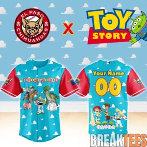 El Paso Chihuahuas x Toy Story Night Custom Baseball Jersey