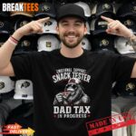 BreakTees 15 Emotional Support Snack Tester Sasquatch Pizza Papa Dad Tax T Shirt