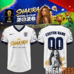 England National Football Team Golden Lioness Rhythm x Shakira World Cup 2026 Jersey 1