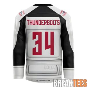 Evansville Thunderbolts 2026 Star Wars Night Custom Hockey Jersey 2