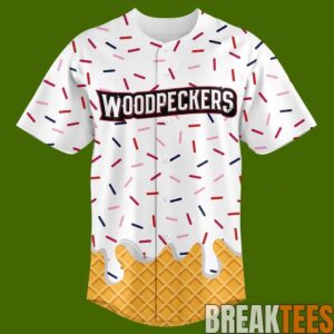 Fayetteville Woodpeckers 2026 Ice Cream Custom Baseball Jersey 1