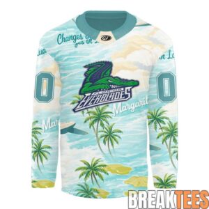 Florida Everblades Margaritaville Night Hockey Jersey 1 Florida Everblades Margaritaville Night Hockey Jersey 1
