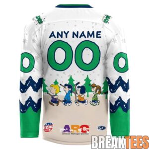 Florida Everblades Peanuts Night Hockey Jersey 2 Florida Everblades Peanuts Night Hockey Jersey 2