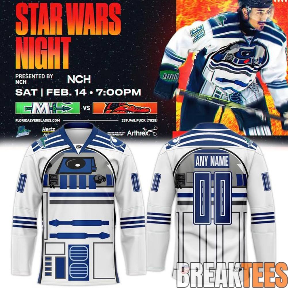 Florida Everblades Star Wars Night Hockey Jersey Florida Everblades Star Wars Night Hockey Jersey