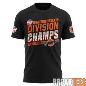 Fort Wayne Komets Central Division Champions 2026 Shirt 1