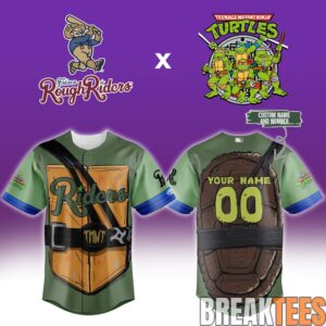 Frisco RoughRiders x Teenage Mutant Ninja Turtles Night 2026 Custom Jersey