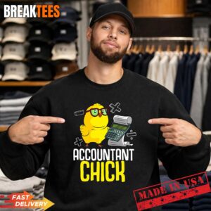 Funny Accountant Chick Gift for CPA Bookkeeper Auditor Women Performance T-Shirt 3