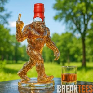 Funny Bigfoot Whiskey Bottle - Limited Edition 2