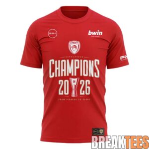 GSA Olympiacos 'BC EUROLEAGUE CHAMPIONS 2026' Shirt 1