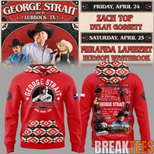 George Strait One Last Ride tour at Lubbocks Jones ATT Stadium Hoodie