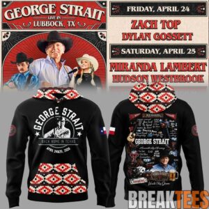 George Strait One Last Ride tour at Lubbocks Jones ATT Stadium Hoodie 1
