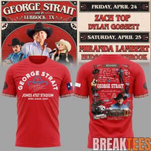George Strait One Last Ride tour at Lubbocks Jones ATT Stadium Shirt